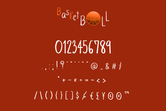 Basketball Font - Preview 3