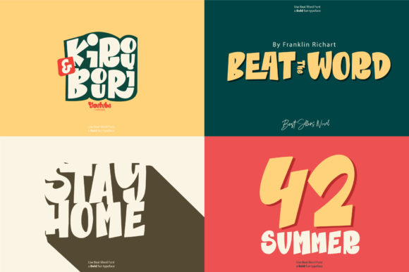 Beat Word Font - Preview 5