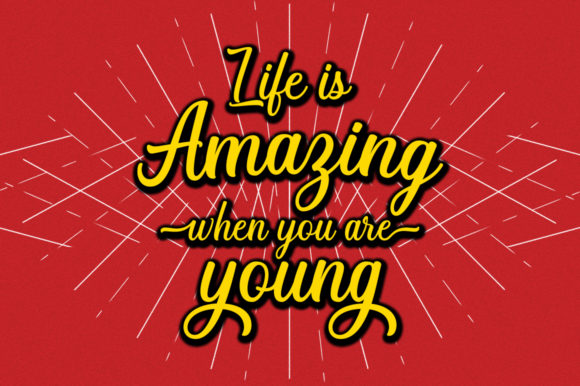 Greater Amberjack Font - Preview 1