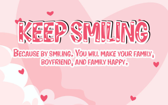 Hurry Loves Font PNG with transparent background - Preview 3