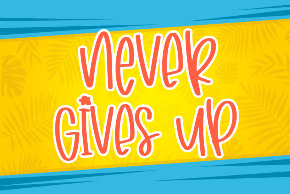 Joyfull Summer Font PNG with transparent background - Preview 2