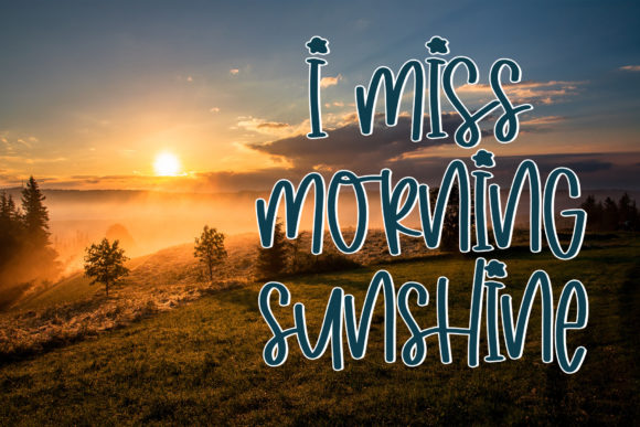 Joyfull Summer Font PNG with transparent background - Preview 3