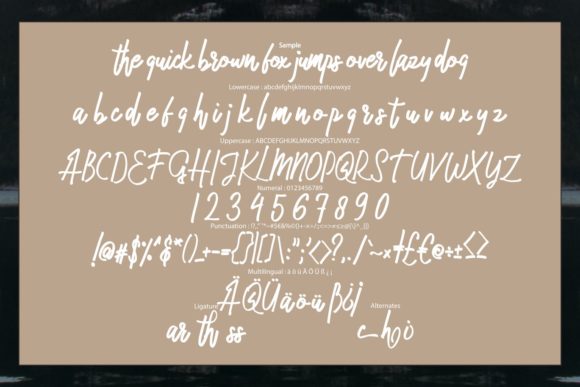Malikec Font PNG with transparent background - Preview 5
