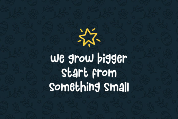 Pop Easter Font PNG with transparent background - Preview 2
