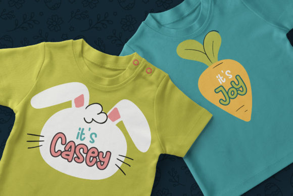 Pop Easter Font PNG with transparent background - Preview 3