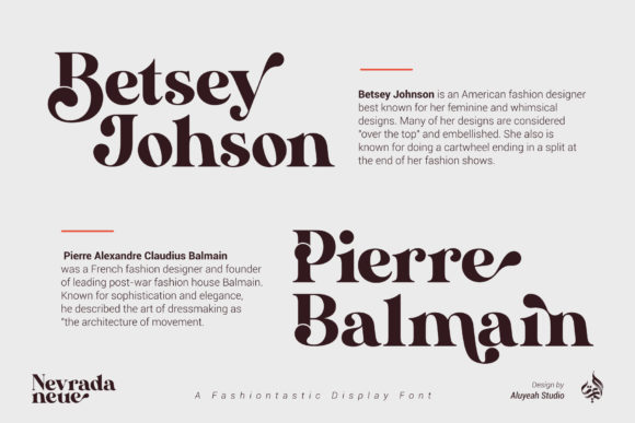 AL Nevrada Neue Font - Preview 2