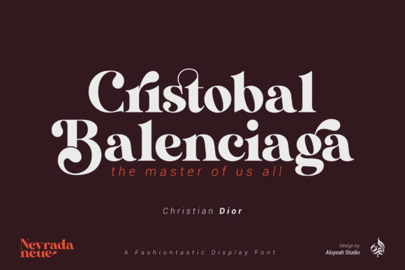AL Nevrada Neue Font - Preview 6