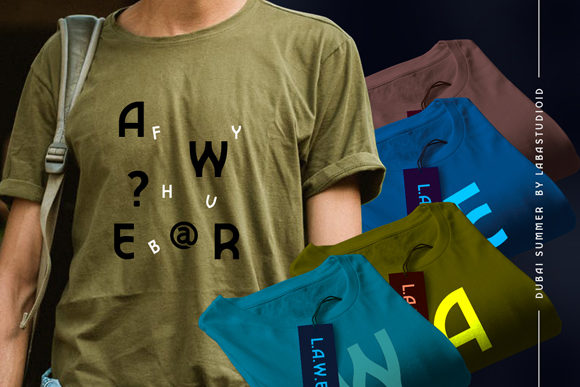 Dubai Summer Font - Preview 4