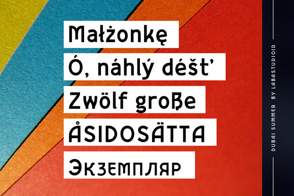 Dubai Summer Font - Preview 5