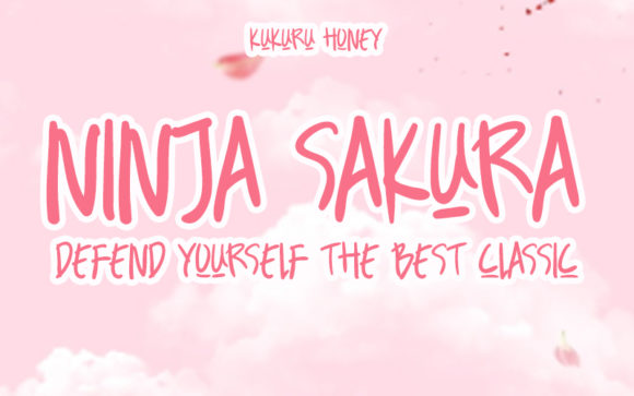 Kukuru Honey Font PNG with transparent background - Preview 1