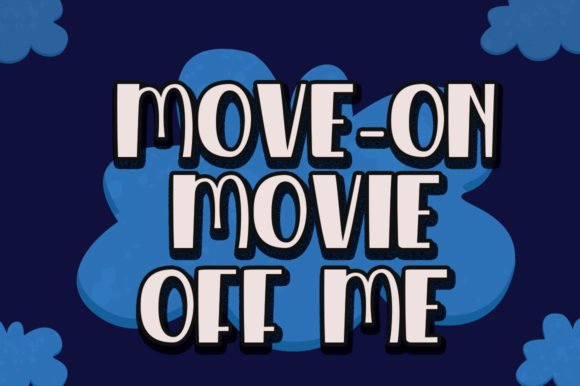 Sleep Charm Font PNG with transparent background - Preview 2