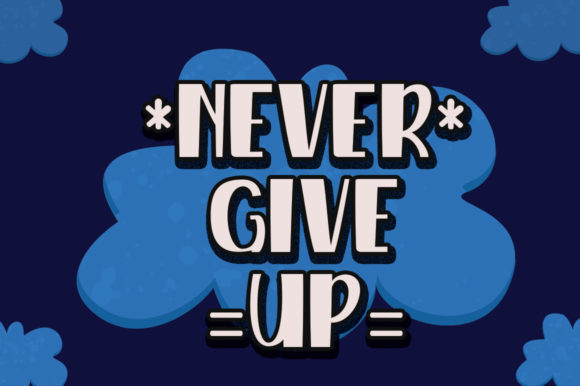 Sleep Charm Font PNG with transparent background - Preview 4