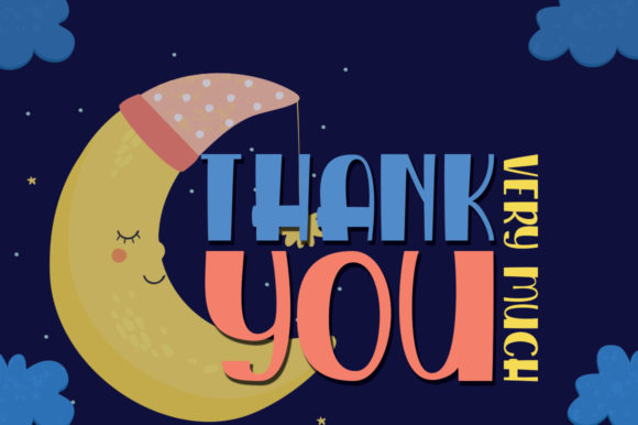 Sleep Charm Font PNG with transparent background - Preview 5