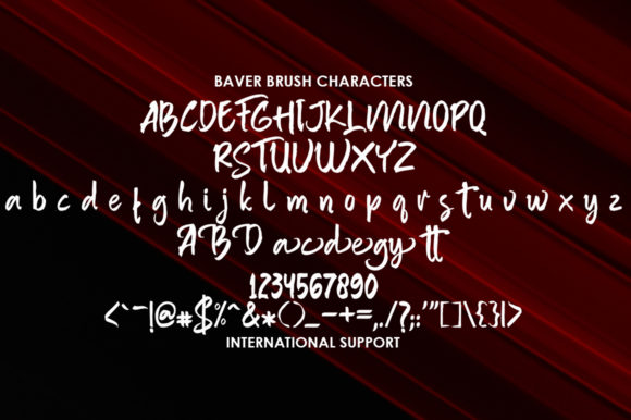 Baver Font - Preview 4
