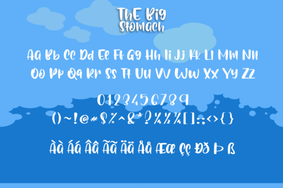 Big Stomach Font - Preview 6
