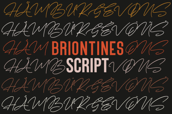 Briontines Font - Preview 1