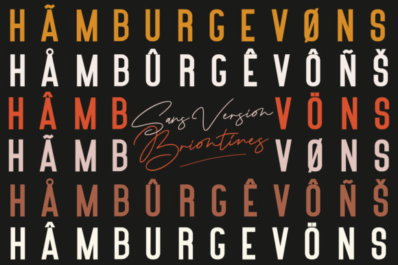 Briontines Font - Preview 2