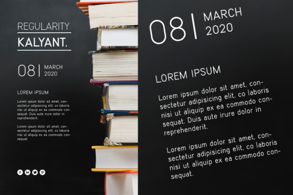 Kalyant Font font preview - 4