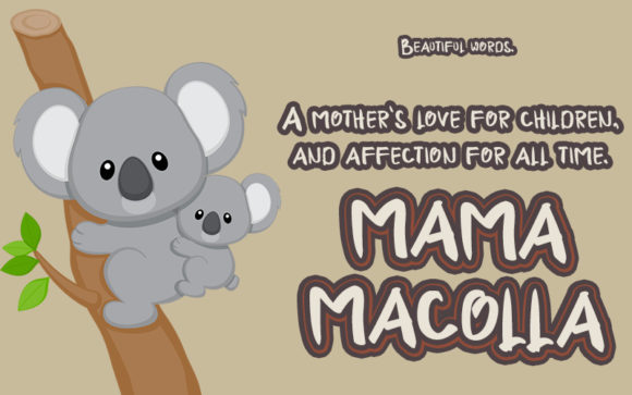 Lazy Macolla Font PNG with transparent background - Preview 1