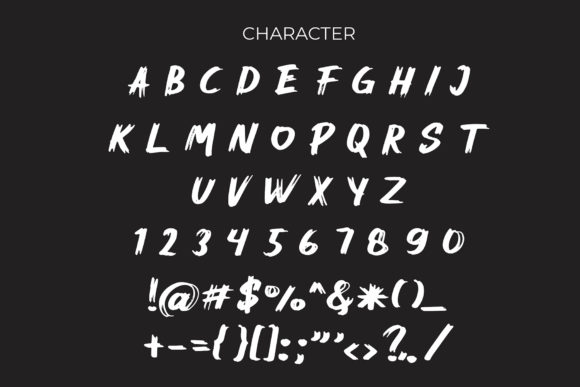 Mahesa Font PNG with transparent background - Preview 1
