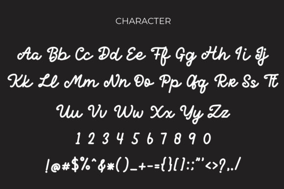 One Bite Font PNG with transparent background - Preview 4