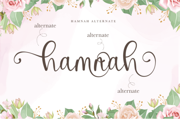 Hamnah Font - Preview 4