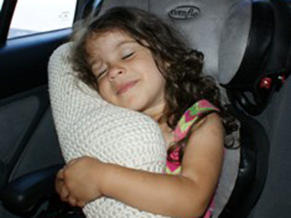 Seat Belt Travel Pillow Crochet Pattern