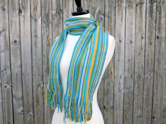 Simply Striped Scarf Crochet Pattern