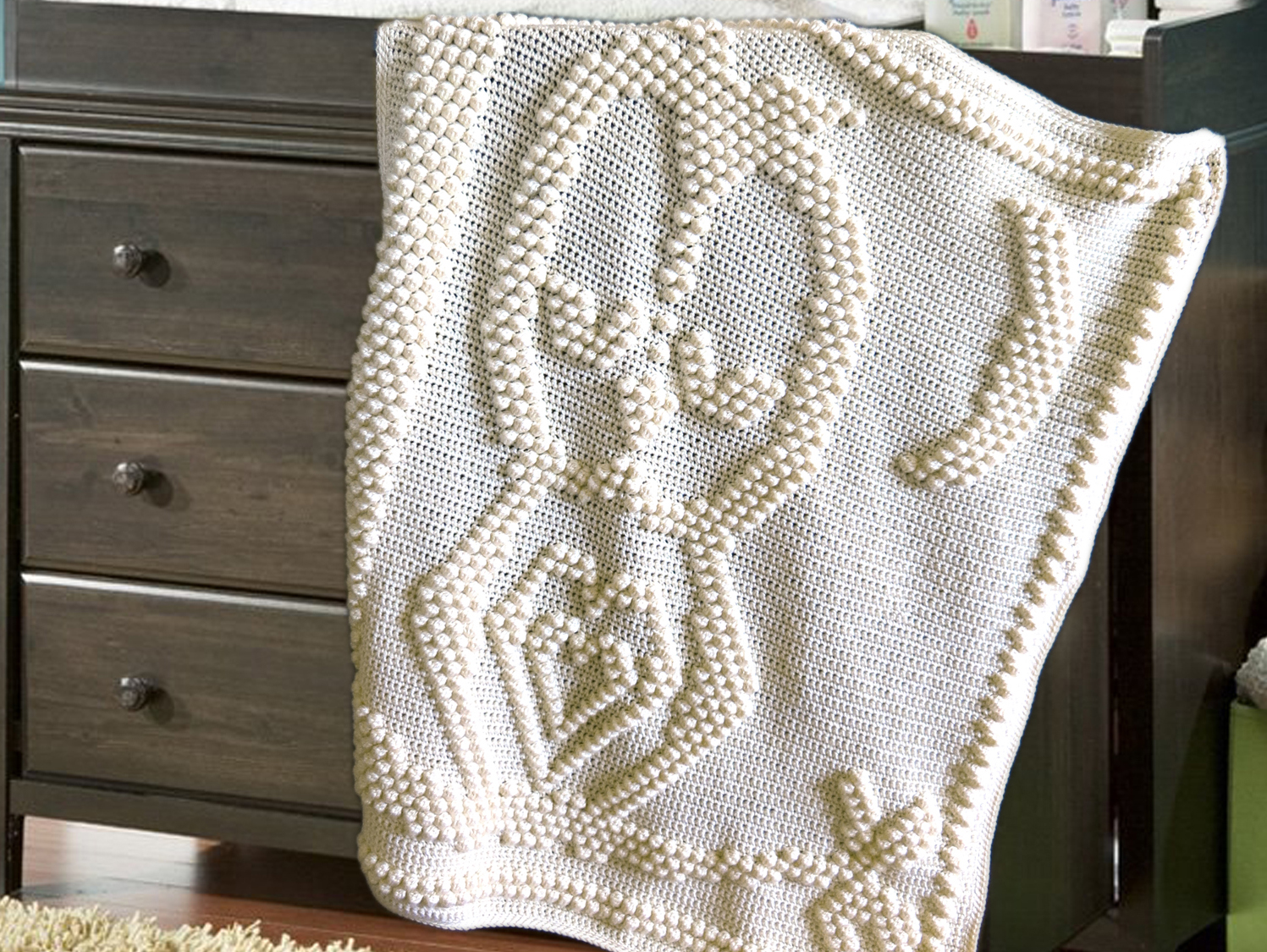 Sleepy Owl Blanket Crochet Pattern