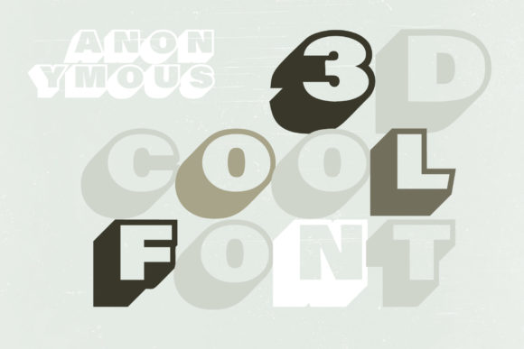 Anonymous Font - Preview 3