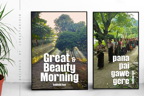 Balibold Font - Preview 2