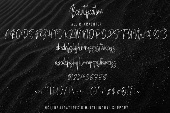 Beautification Font - Preview 6