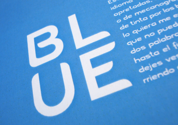 Blue Font - Preview 1