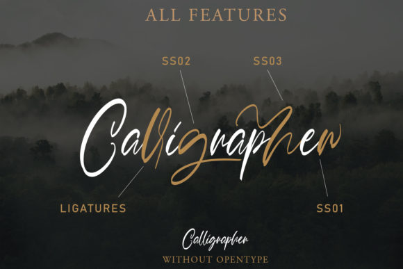 Calligrapher Font - Preview 1