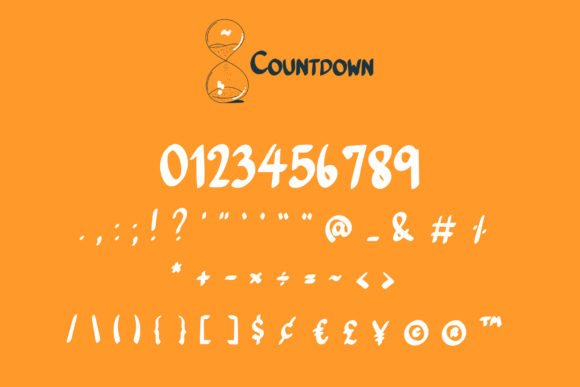 Countdown Font - Preview 3