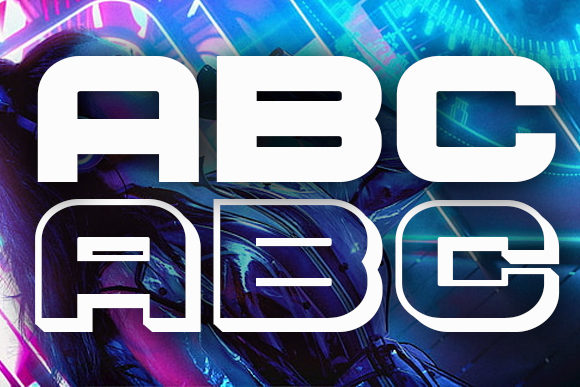 Cyber Princess Font PNG with transparent background - Preview 4