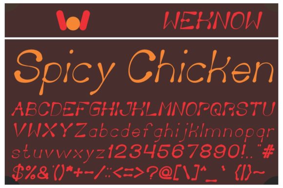 Delicious Ketchup Font PNG with transparent background - Preview 3