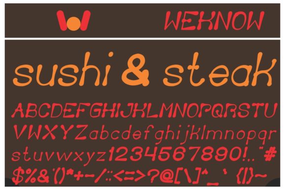 Delicious Ketchup Font PNG with transparent background - Preview 4