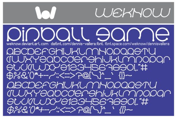 Denis Vallera Font PNG with transparent background - Preview 1