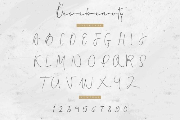 Dewebeauty Font - Preview 4