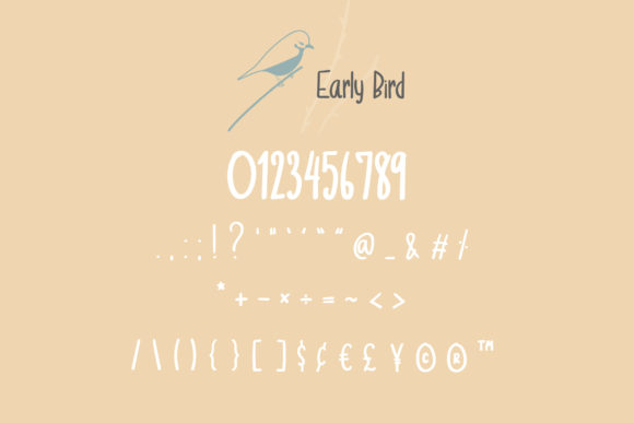 Early Bird Font - Preview 3