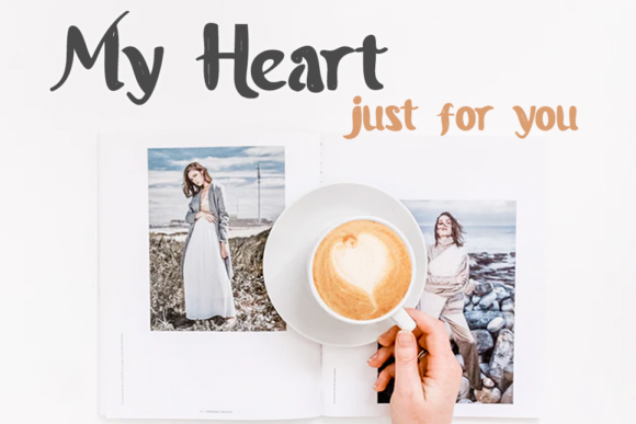 Gigih Font PNG with transparent background - Preview 3
