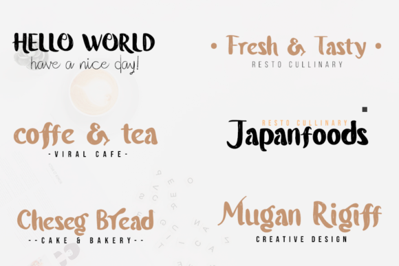Gigih Font PNG with transparent background - Preview 6