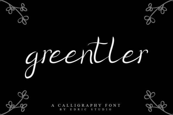 Greentler Font - Preview 1