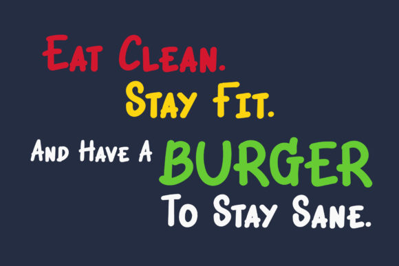 Hamburger Font - Preview 1