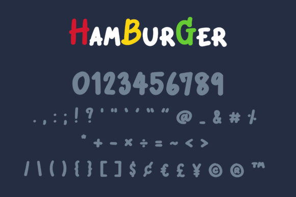 Hamburger Font - Preview 3