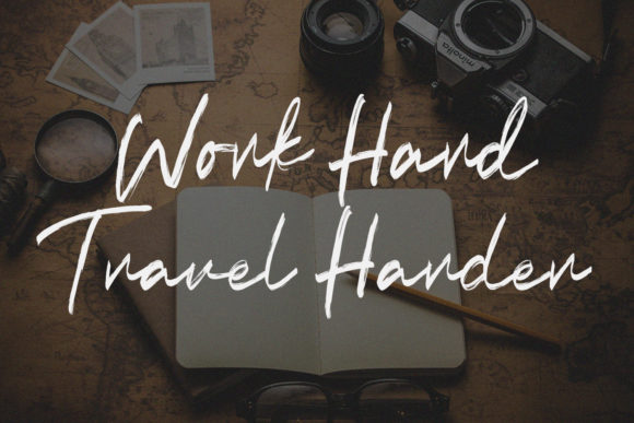Indobrush Font PNG with transparent background - Preview 4