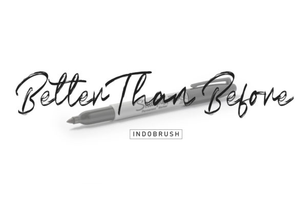 Indobrush Font PNG with transparent background - Preview 6