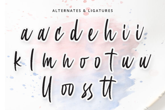 Julitta Font PNG with transparent background - Preview 3