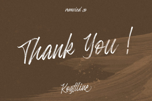 Kogttline Font PNG with transparent background - Preview 5